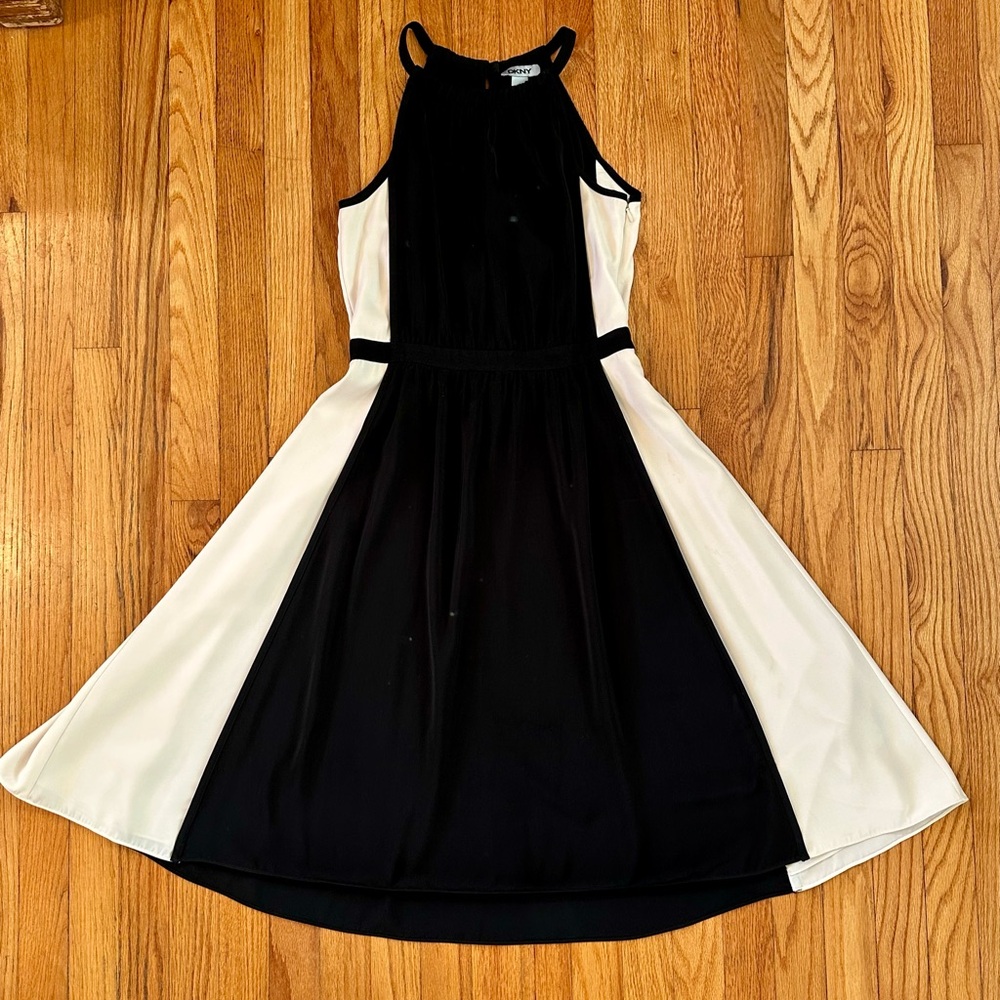 DKNY Black Sleeveless Dress